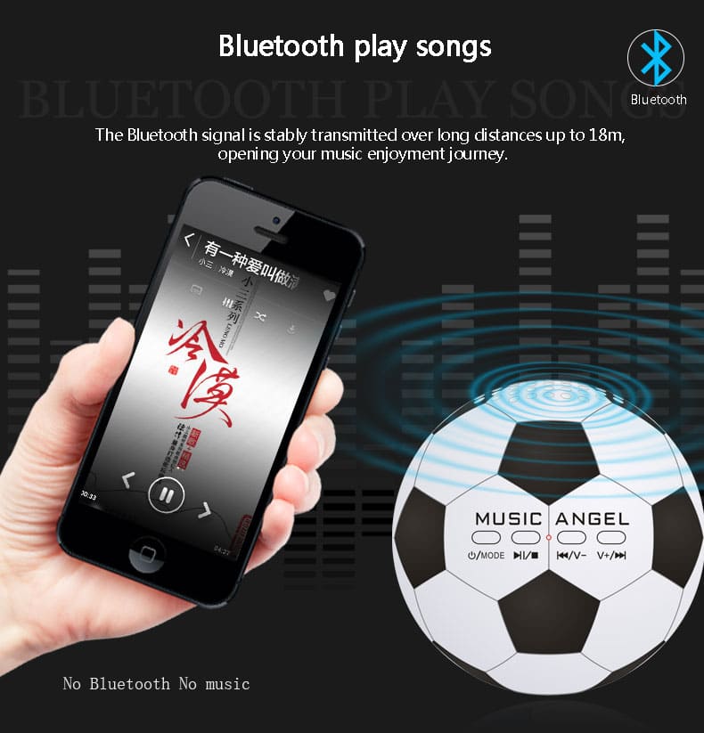 Bluetooth mini rutulinis garsiakalbis kompiuteriui ar mobiliajam telefonui
