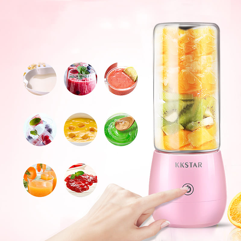 Smoothie blender mikseris mini nešiojamas kelionės