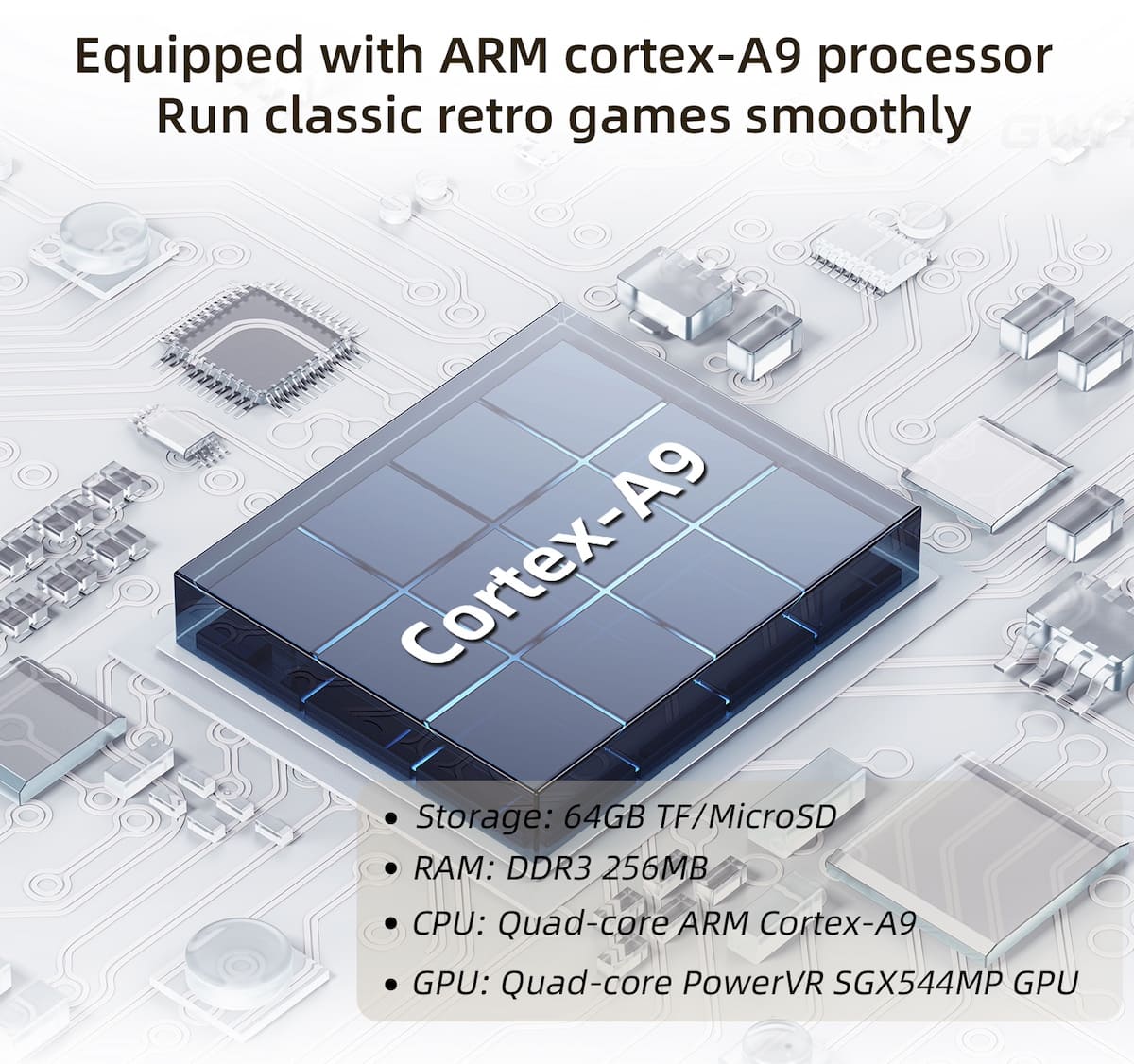 „Cortex A9“ lustas